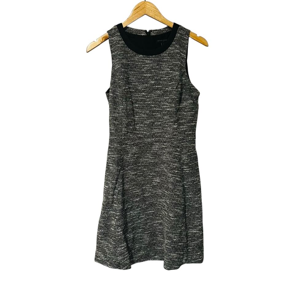 Banana Republic Gray Marled Sleeveless Dress Size 8